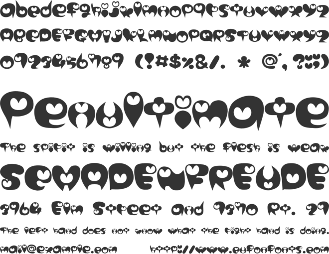 Purimonyorori 2 font preview