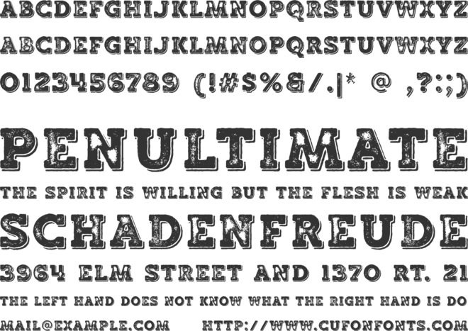 Marline font preview