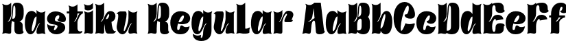 Rastiku font download
