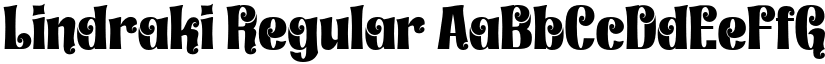 Lindraki Regular font