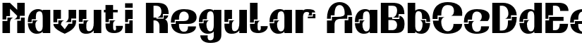 Navuti Regular font