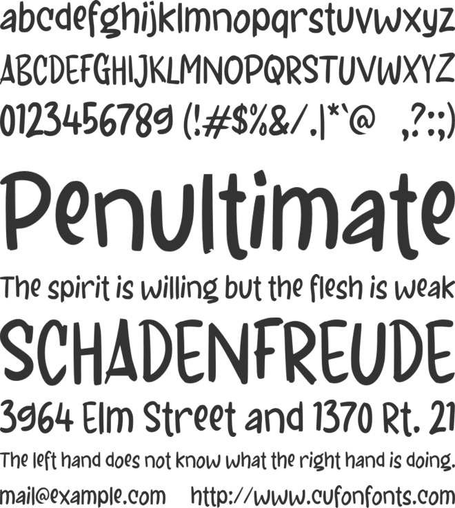 f Fantasi Ceria font preview