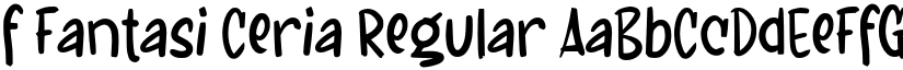 f Fantasi Ceria Regular font