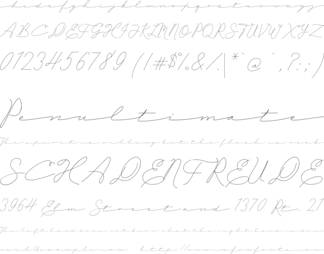 Dear Rialy font preview