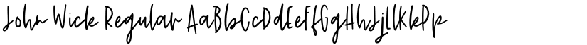 John Wick Regular font