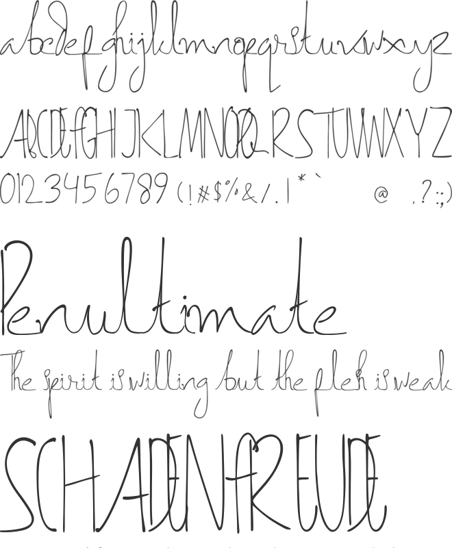 Asmarandana font preview