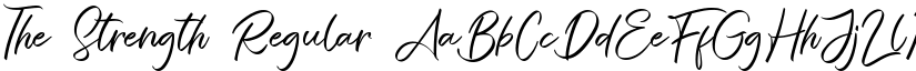 The Strength font download