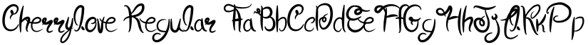 Cherrylove font download