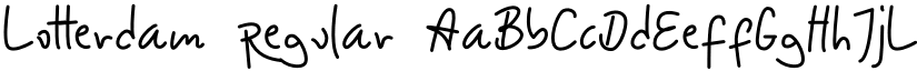 Lotterdam Regular font