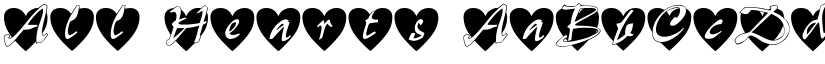 All Hearts font