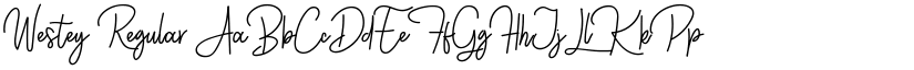 Westey Regular font
