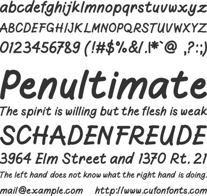 Lokananta font preview