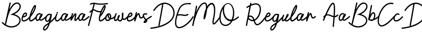 BelagianaFlowersDEMO font download
