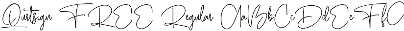 Qurtsign FREE Regular font