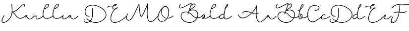 Karllia DEMO Bold font