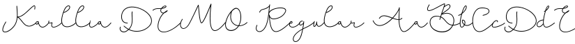 Karllia DEMO Regular font
