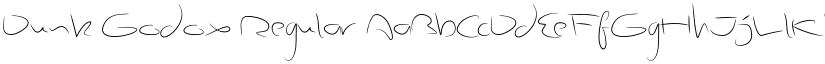 Dunk Godox Regular font