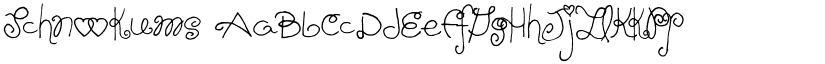 Schnookums font
