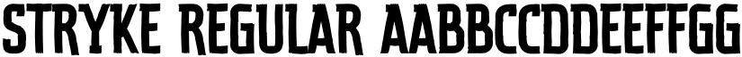 Stryke Regular font