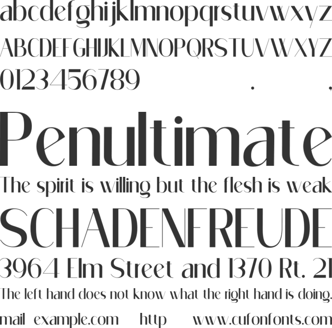 Awendela Beloved font preview