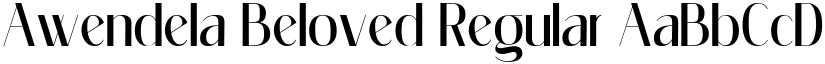 Awendela Beloved Regular font