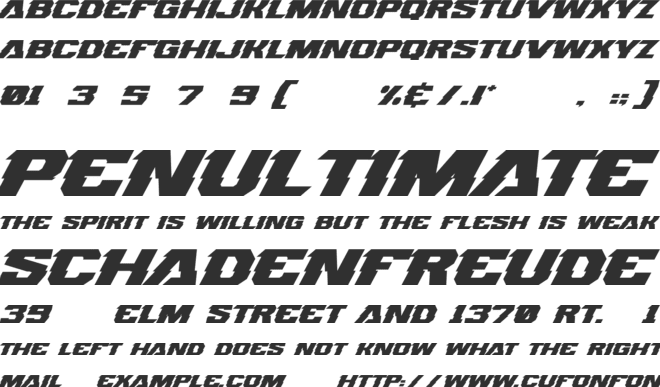 Fastlynk font preview