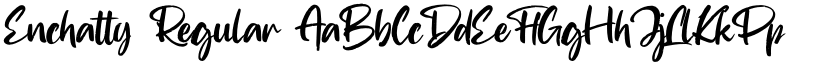 Enchatty Regular font