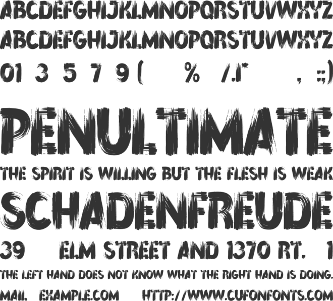 Painter Dude font preview