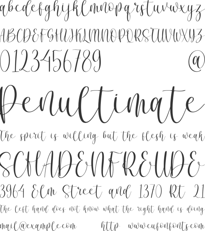 hindia font preview