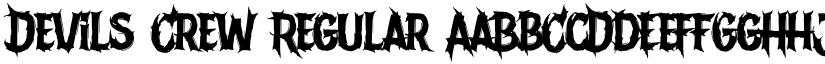 Devils Crew Regular font