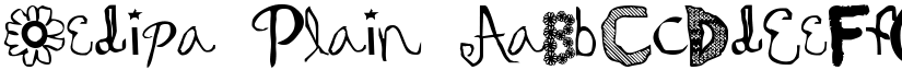Oedipa Plain font