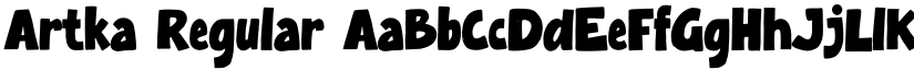 Artka Regular font