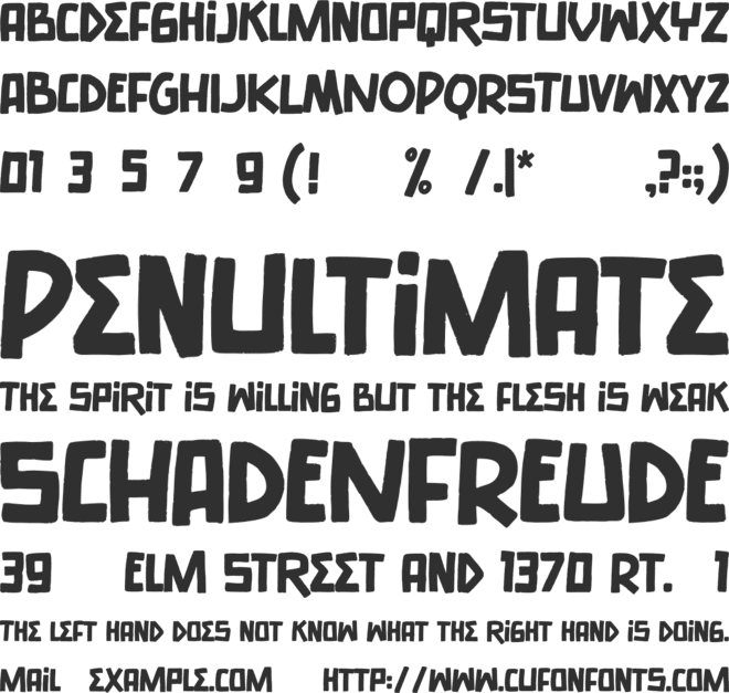 Insomnyacs font preview