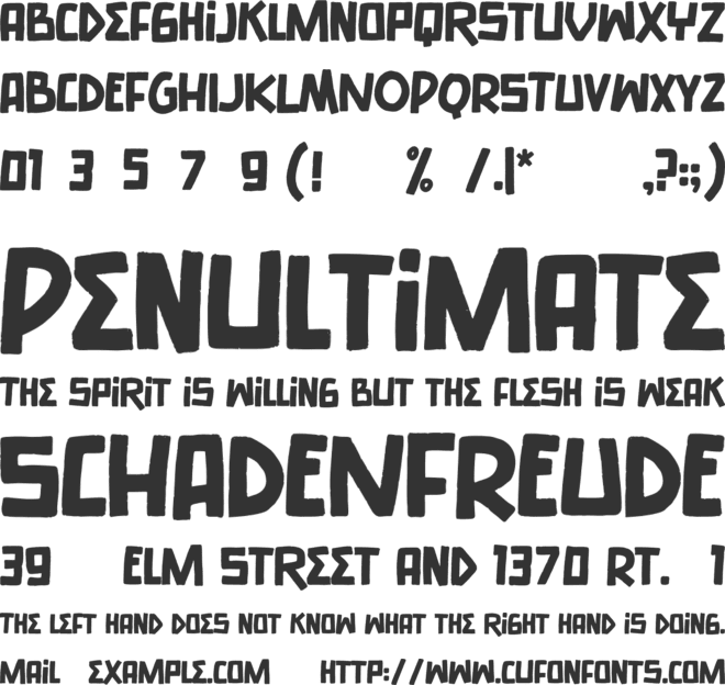 Insomnyacs font preview