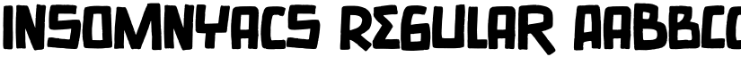 Insomnyacs Regular font