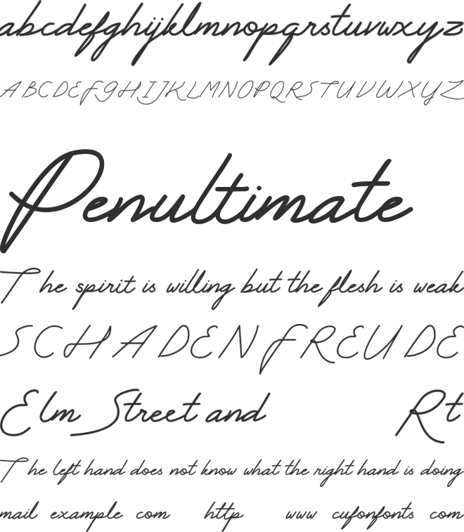 My Ugly Handwritting font preview