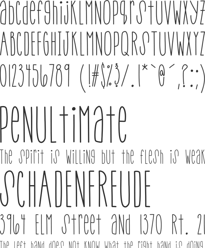 Marianne font preview