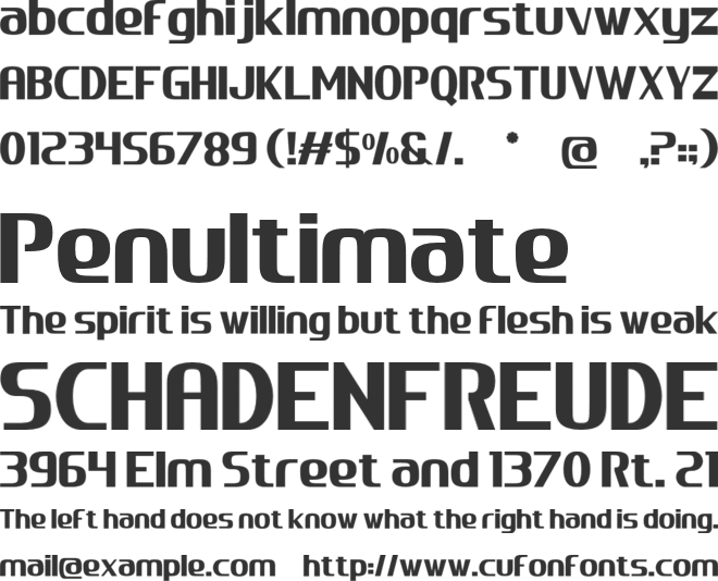 volunmo font preview