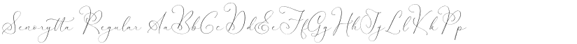 Senorytta font download