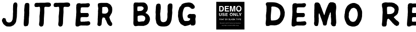 Jitter Bug - Demo Regular font
