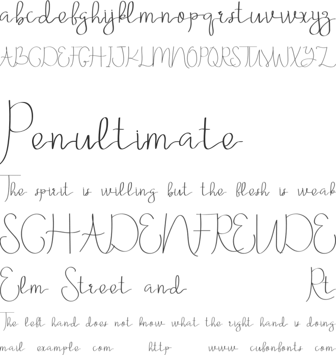 Meiriona Demo font preview