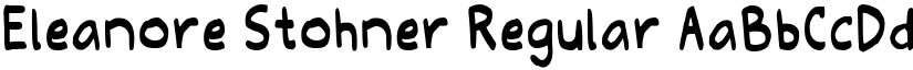 Eleanore Stohner Regular font