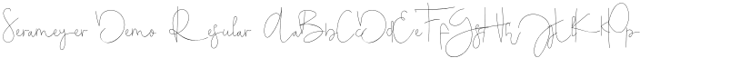 Serameyer Demo Regular font