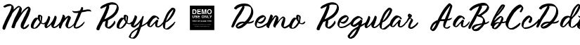 Mount Royal - Demo Regular font