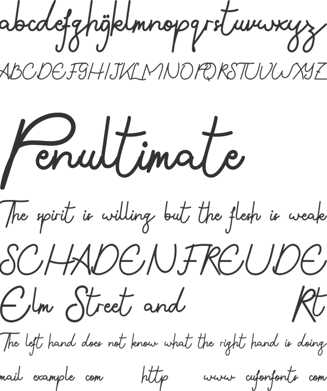 Morachinno Demo font preview