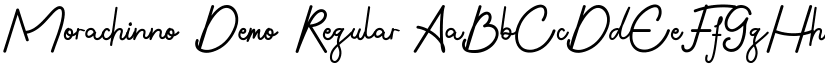Morachinno Demo Regular font