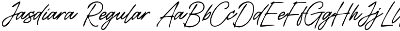 Jasdiara Regular font