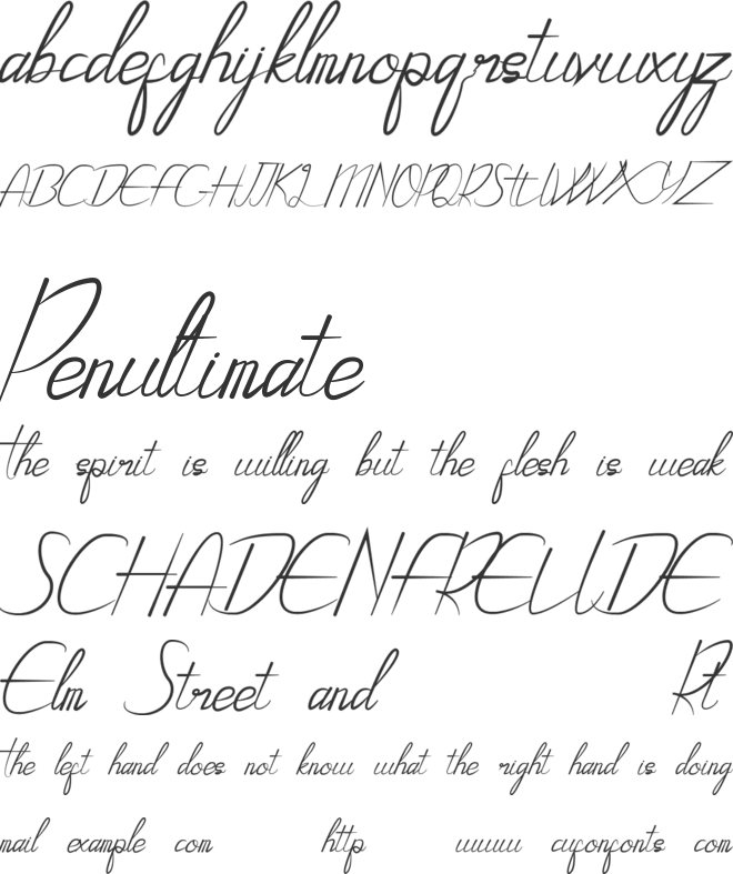 Boyfie Demo font preview