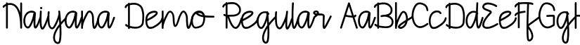 Naiyana Demo Regular font