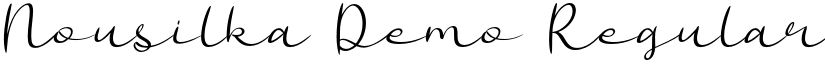 Nousilka Demo font download
